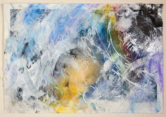 15 x 21.75, mixed  media on paper