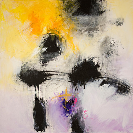 36 x 36 canvas, mixed  media