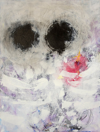 40 x 30 canvas, mixed  media