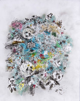 14 x 11, mixed media on paper
